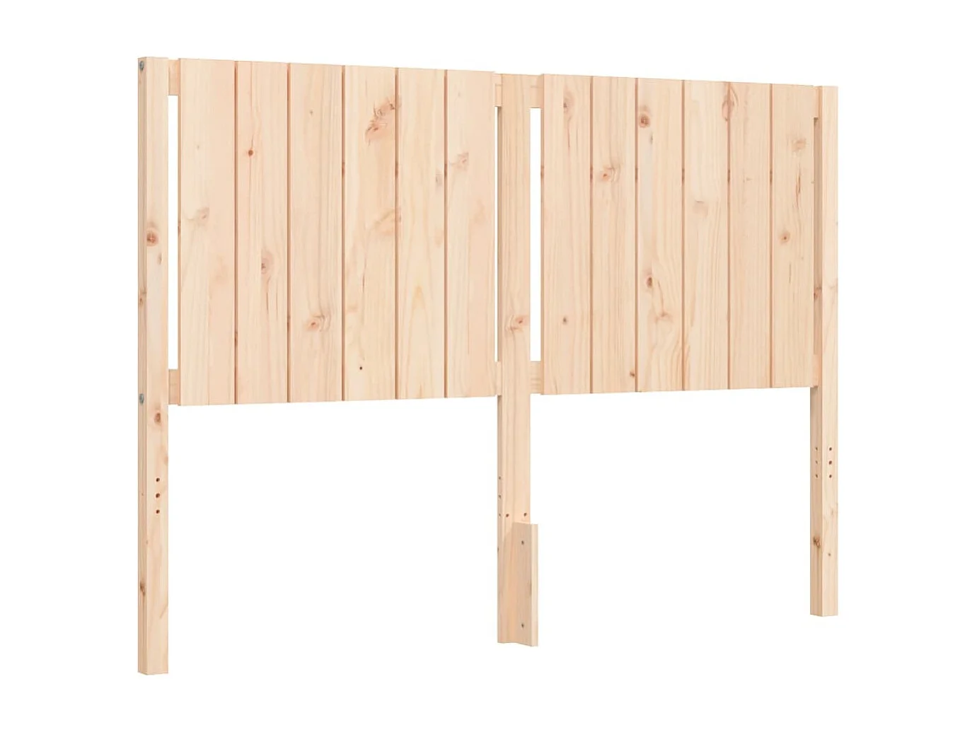 Cadre de lit sans matelas 140x190 cm bois massif