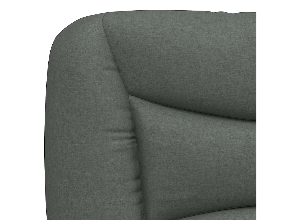 Giroletto senza Materasso Hvar Grigio Scuro 160x200 cm Tessuto