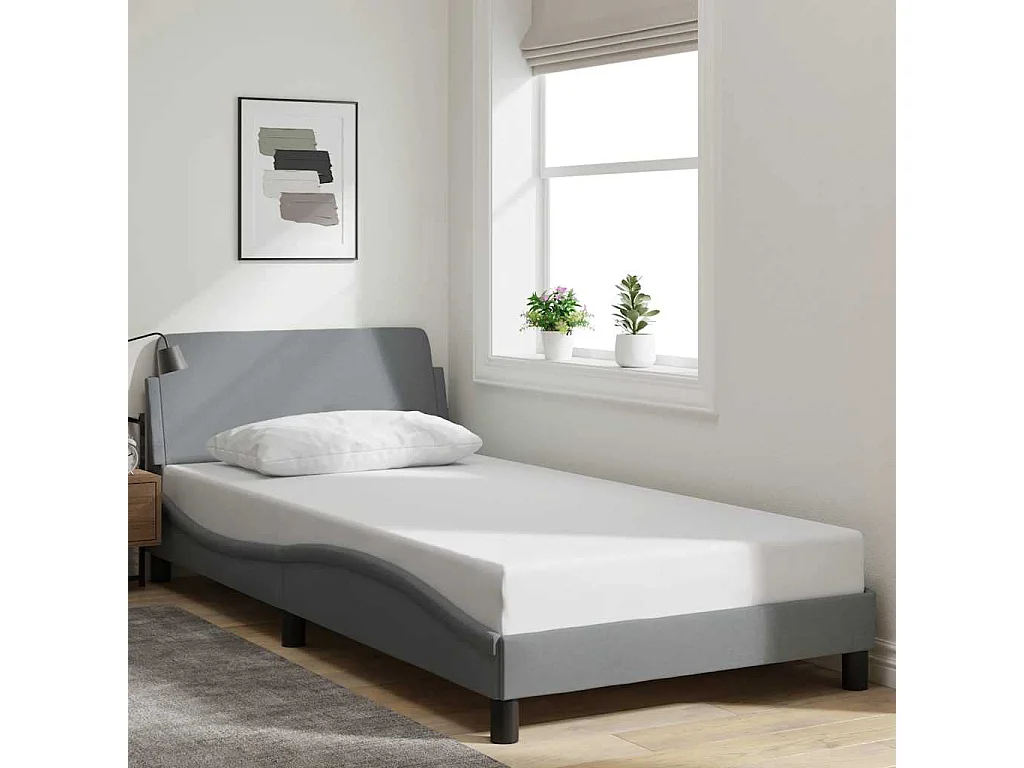 Giroletto Dover Grigio Chiaro 100x200 cm Tessuto