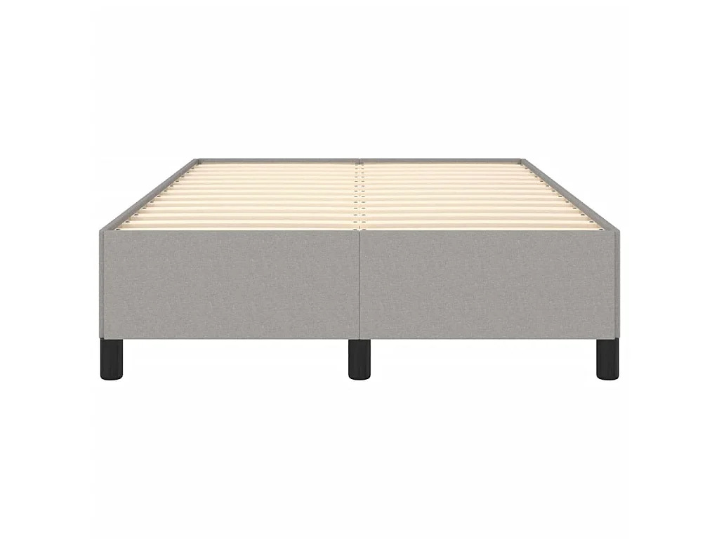 Bedframe zonder matras 120x190 cm stof lichtgrijs