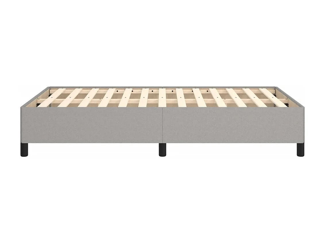 Bedframe zonder matras 120x190 cm stof lichtgrijs