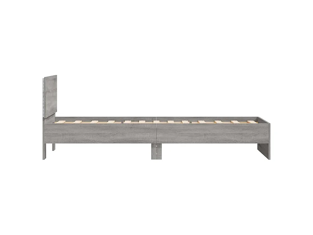 Cadre de lit sans matelas avec lumières LED 90x190 cm