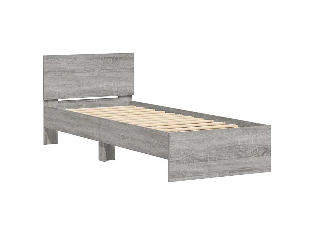 Cadre de lit sans matelas avec lumières LED 90x190 cm