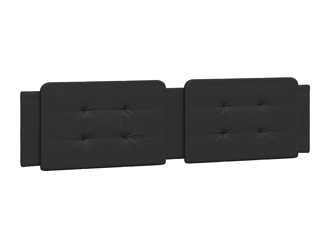 Cadre de lit avec LED sans matelas Zadar noir 160x200 cm