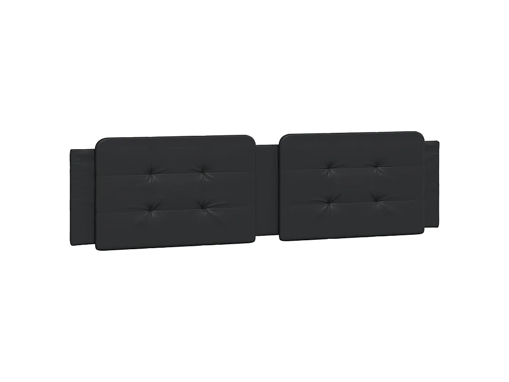 Bedframe met LED zonder matras "Zadar" zwart 160x200 cm