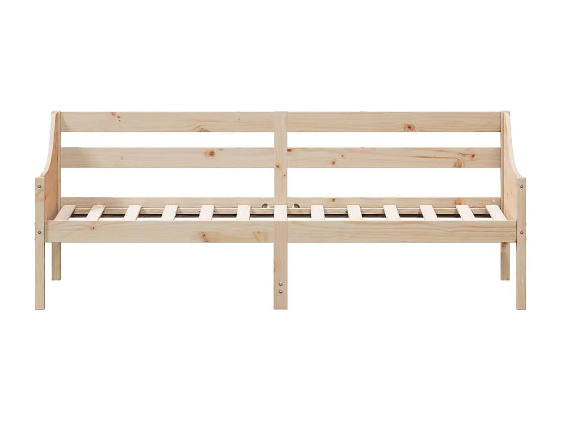 Lit de jour sans matelas 80x200 cm bois de pin massif