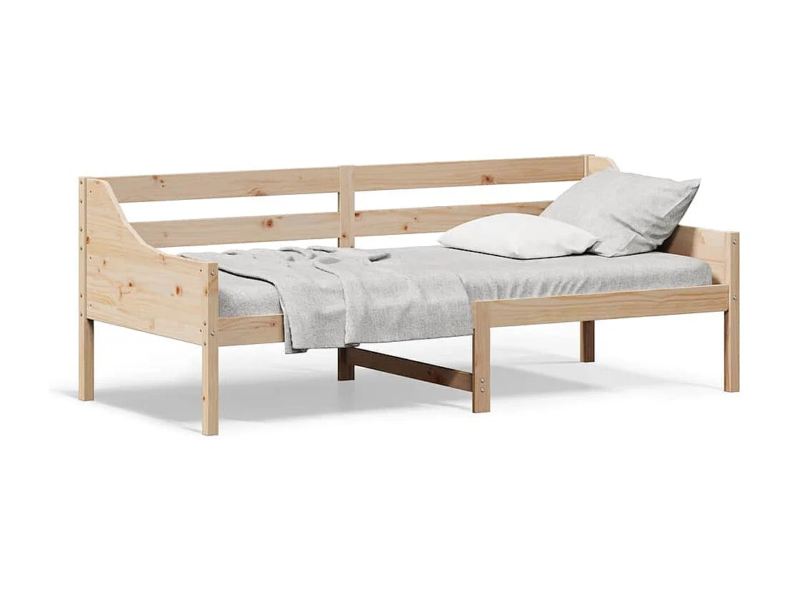 Dormeuse senza Materasso 80x200 cm in Legno Massello di Pino