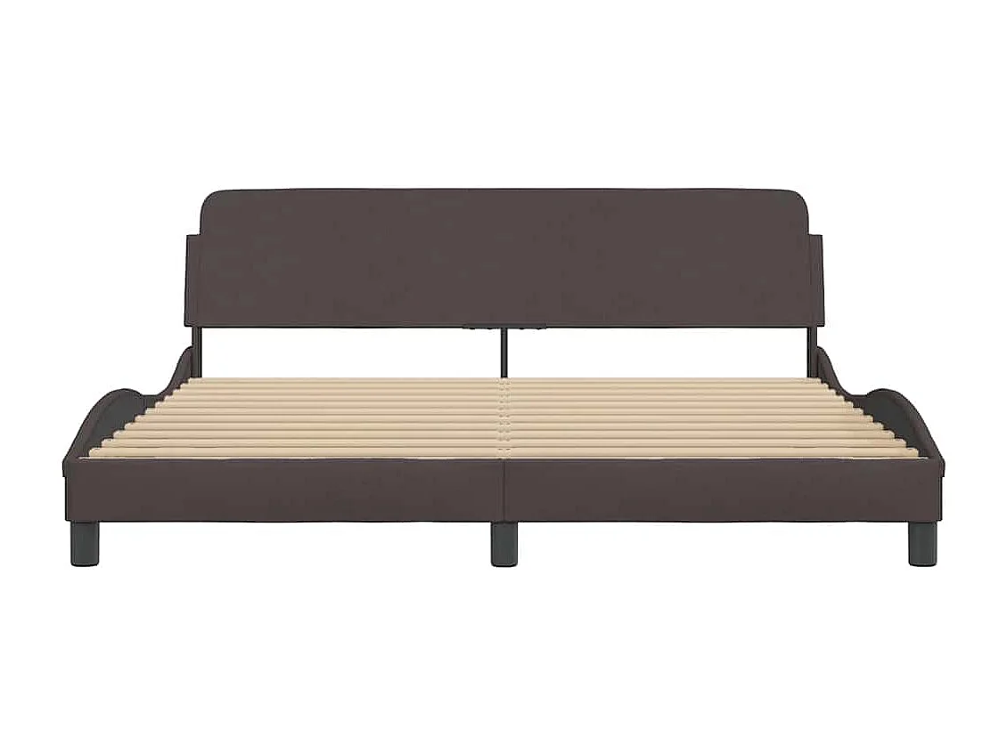Giroletto Dover Marrone Scuro 180x200 cm Tessuto