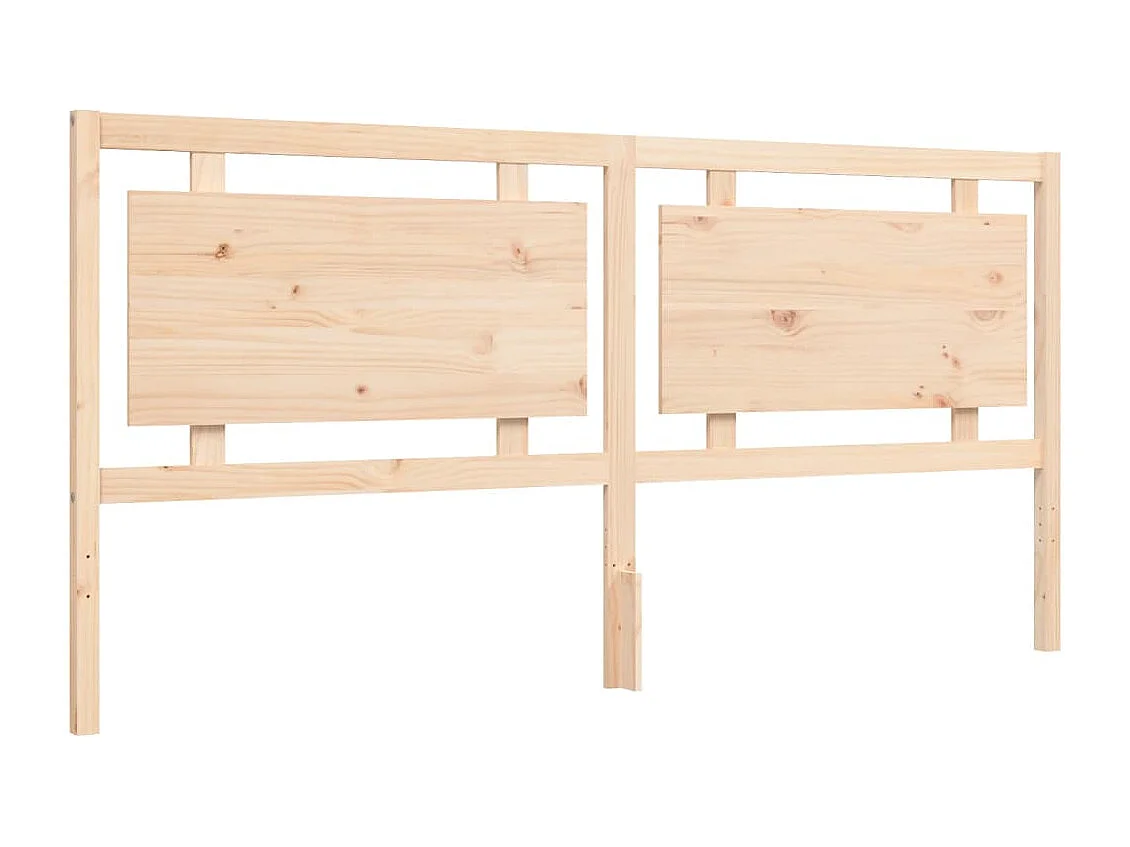 Cadre de lit sans matelas bois massif