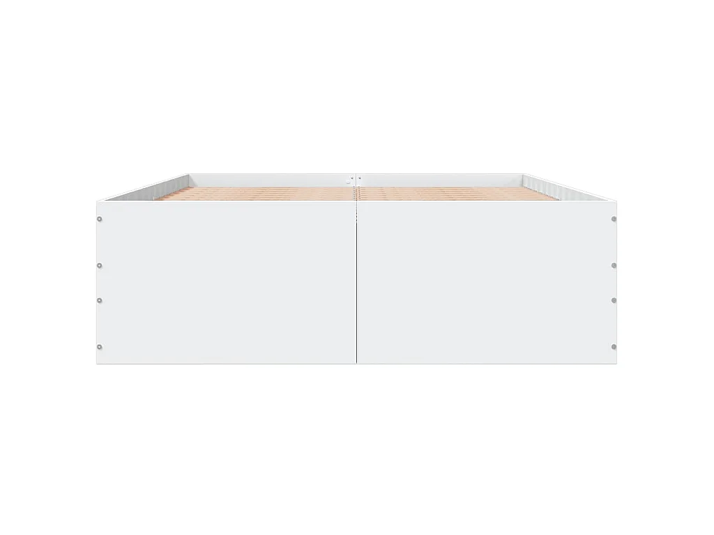 Bettgestell Weiß 140x200 cm Holzwerkstoff