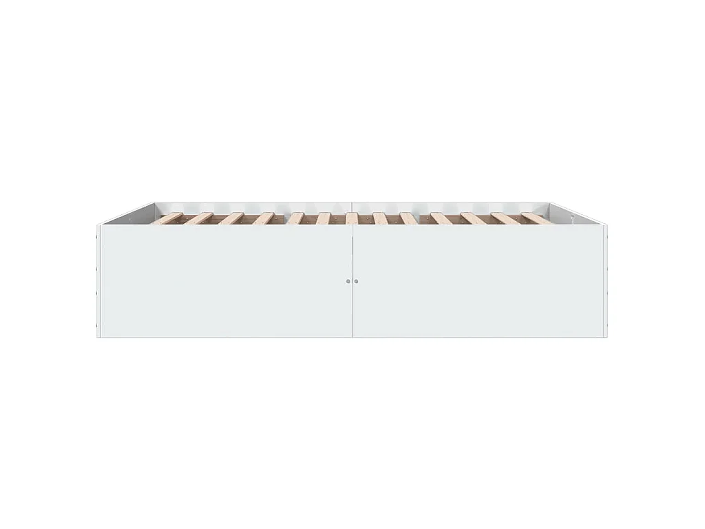 Bettgestell Weiß 140x200 cm Holzwerkstoff