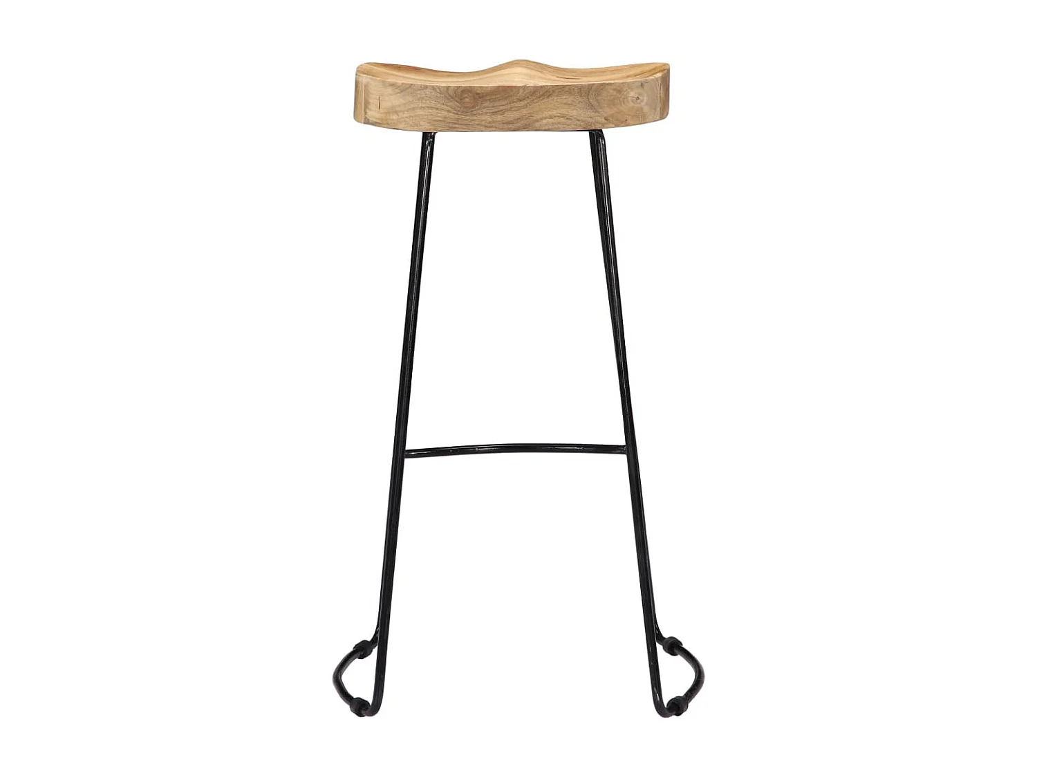 Bancos de bar Gavin 2 pcs madeira mangueira maciça