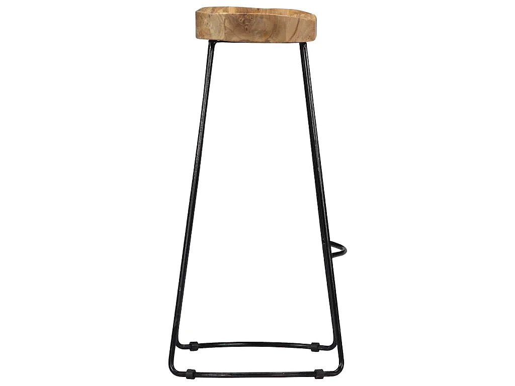 Gavin Barhocker 2 Stk. Massivholz Mango