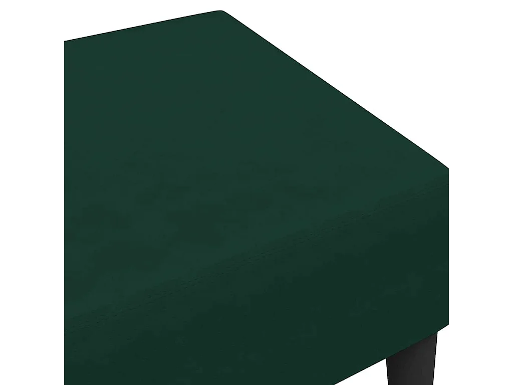 Repose-pied vert foncé 77x55x31 cm velours