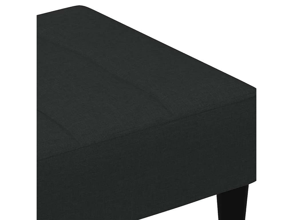 Apoio de pés 77x55x31 cm veludo preto