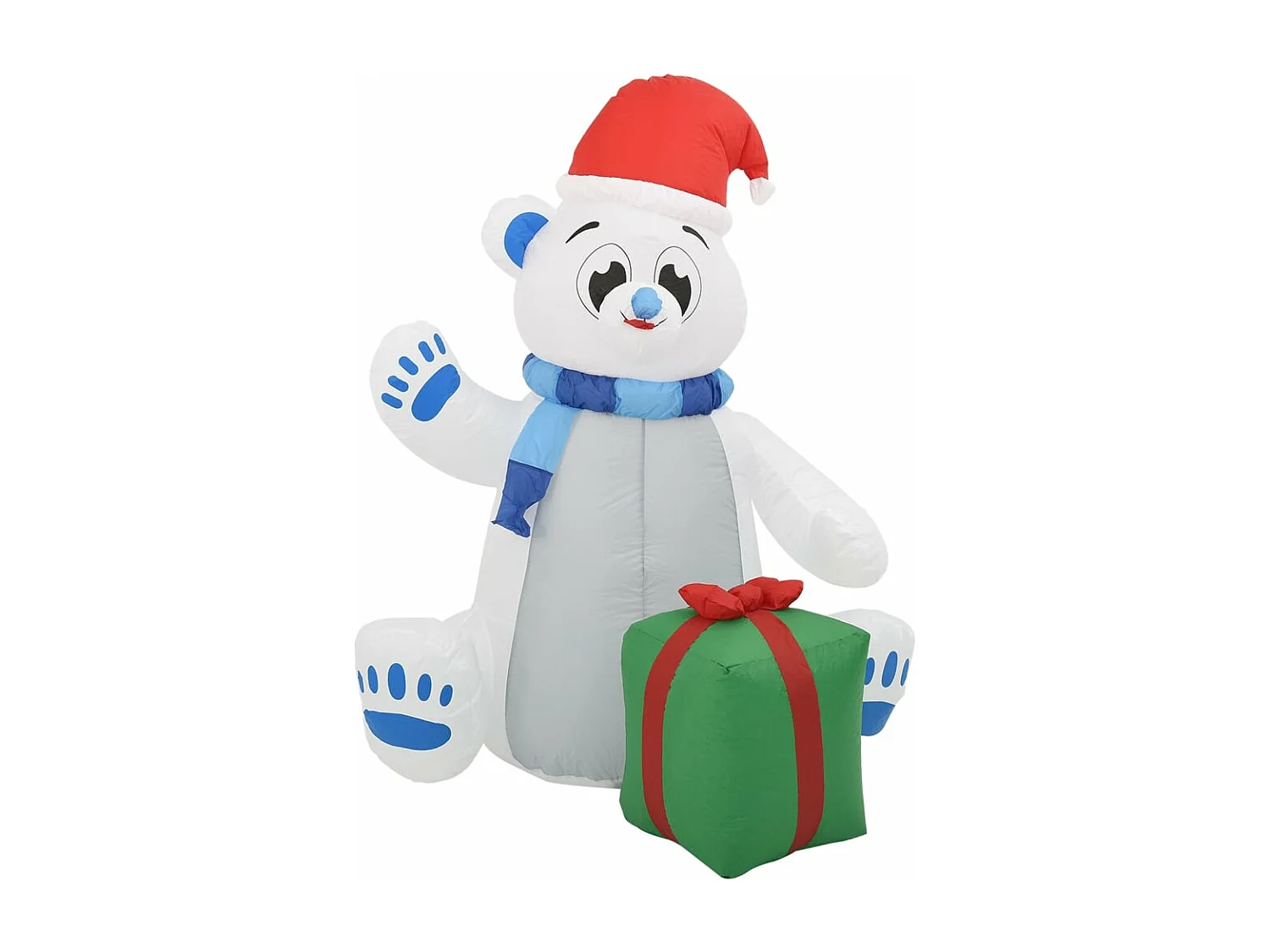 Ours polaire gonflable de Noël à LED pour Int/Ext 1,8 m
