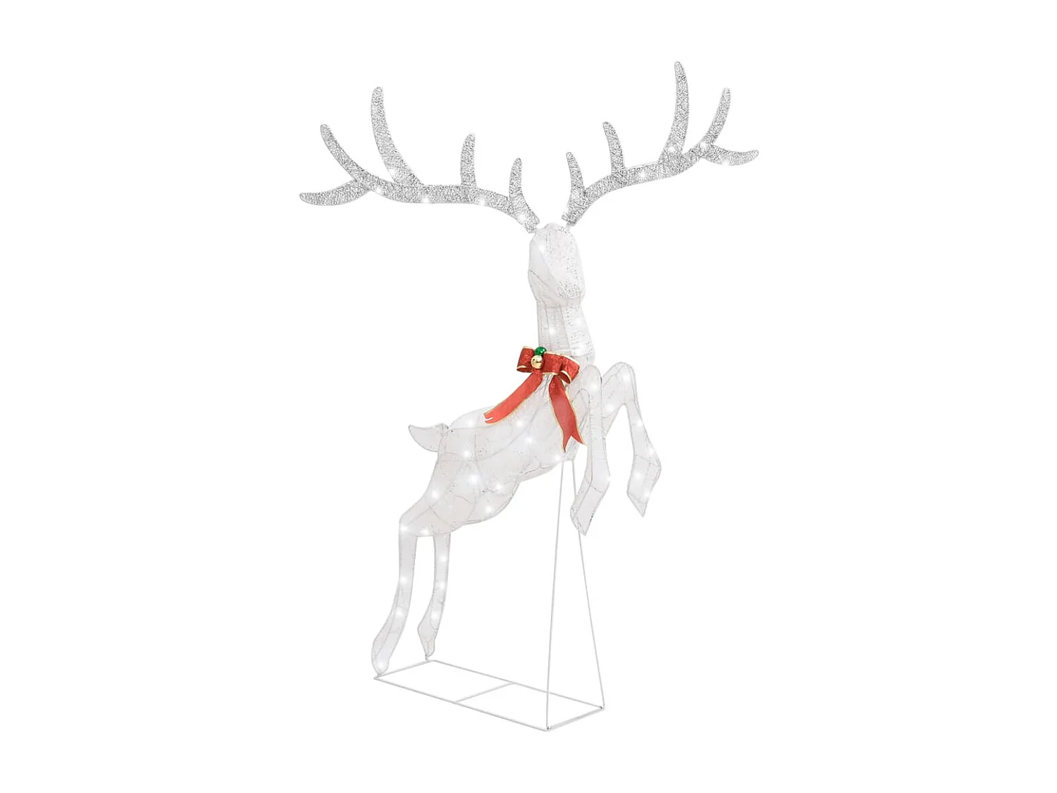 Renne volant de décoration de Noël 120 LED Blanc froid Blanc