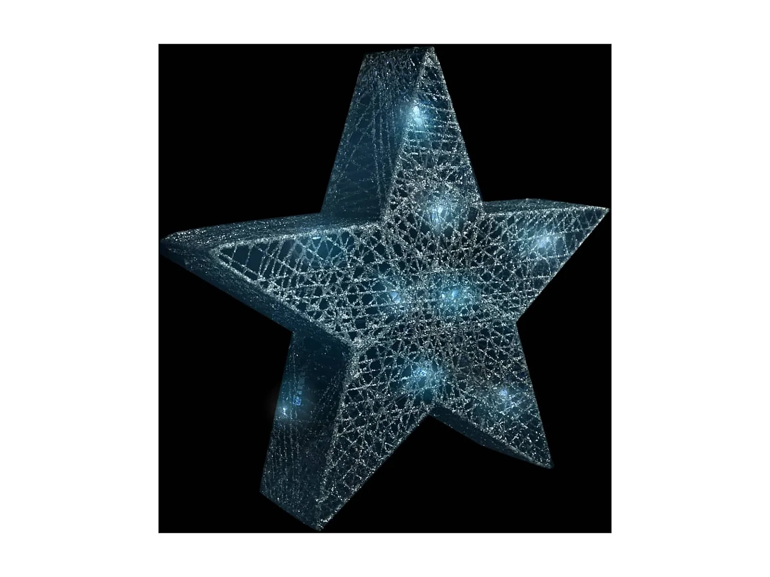 Étoile de décoration de Noël 3 pcs LED Extérieur Intérieur
