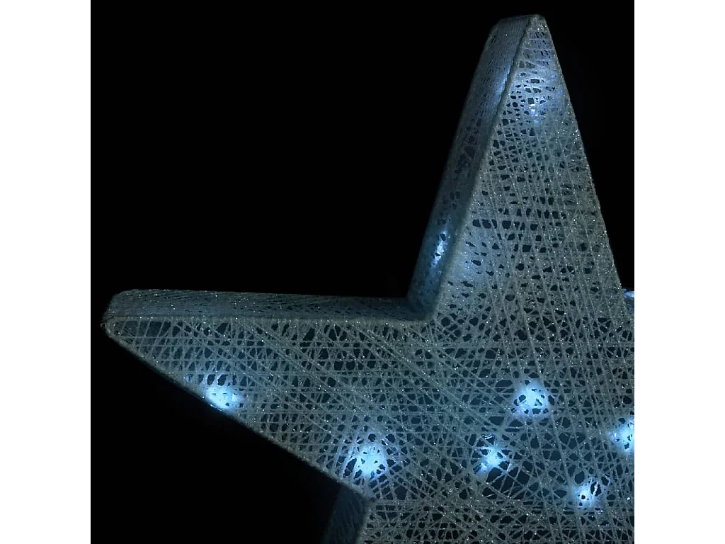 Étoile de décoration de Noël 3 pcs LED Extérieur Intérieur