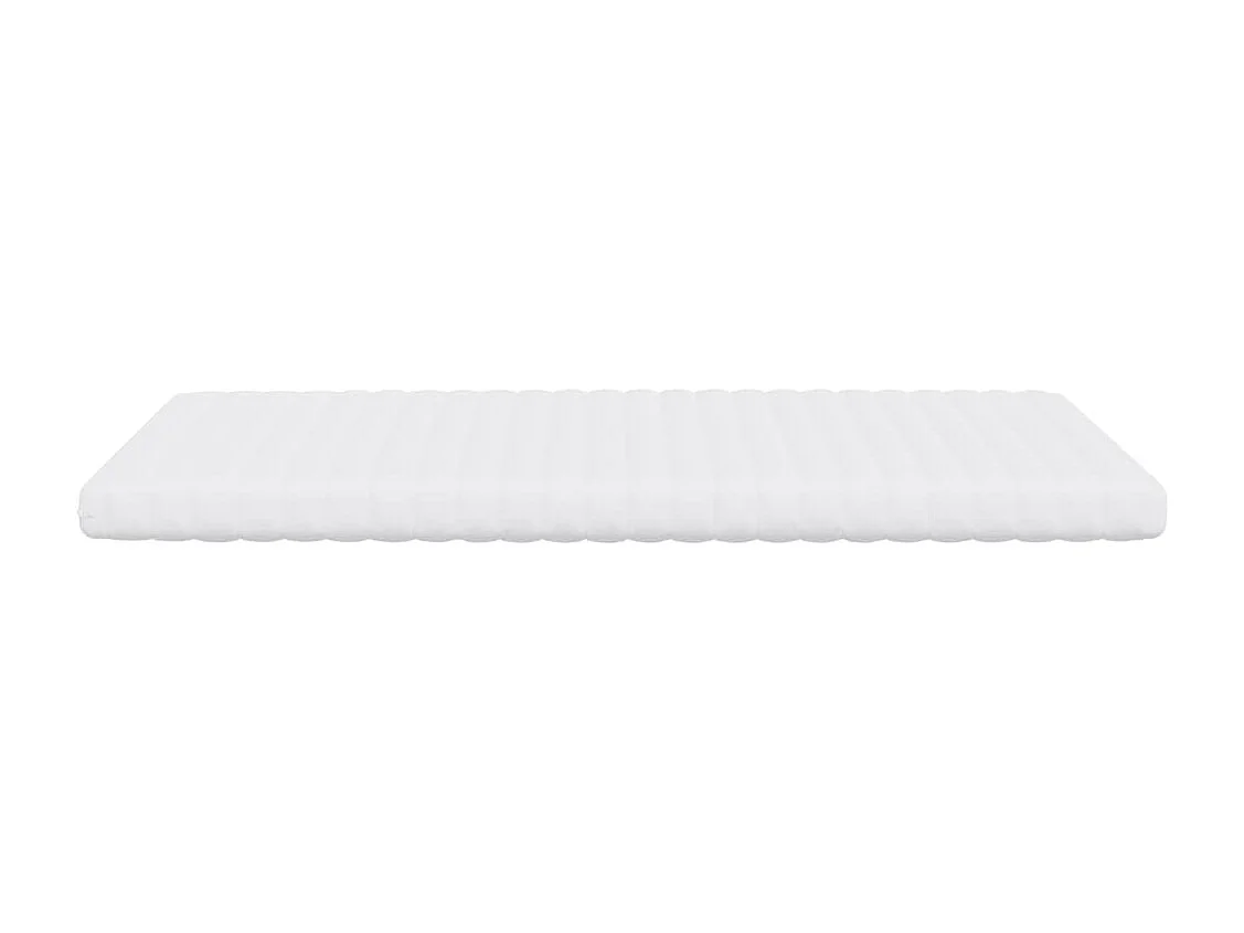 Matelas en mousse blanc 140x200 cm 7 zones dureté 20 ILD