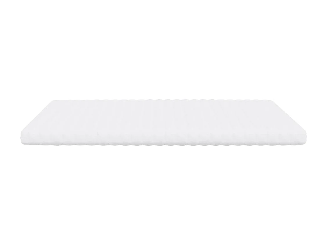 Matelas en mousse blanc 160x200 cm 7 zones dureté 20 ILD