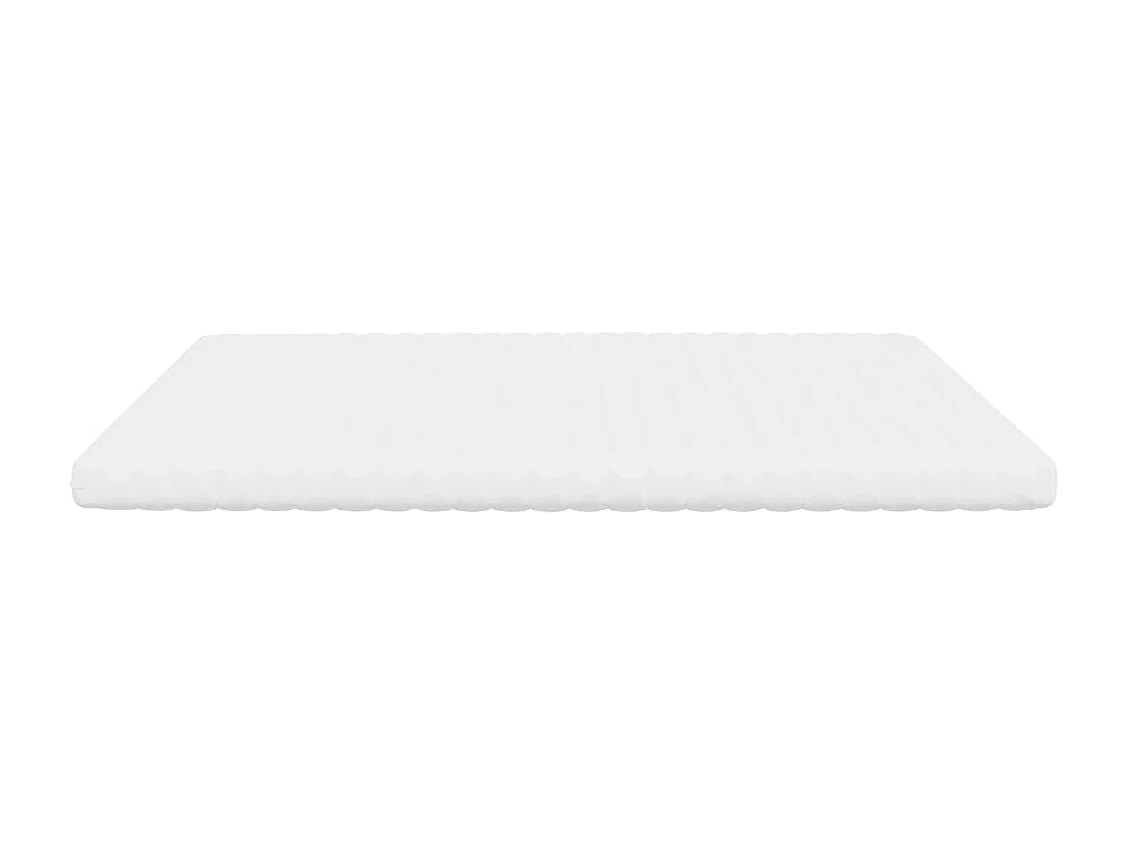 Matelas en mousse blanc 200x200 cm 7 zones dureté 20 ILD