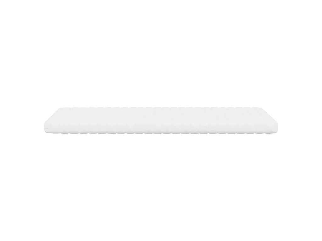 Matelas en mousse blanc 80x200 cm 7 zones dureté 20 ILD