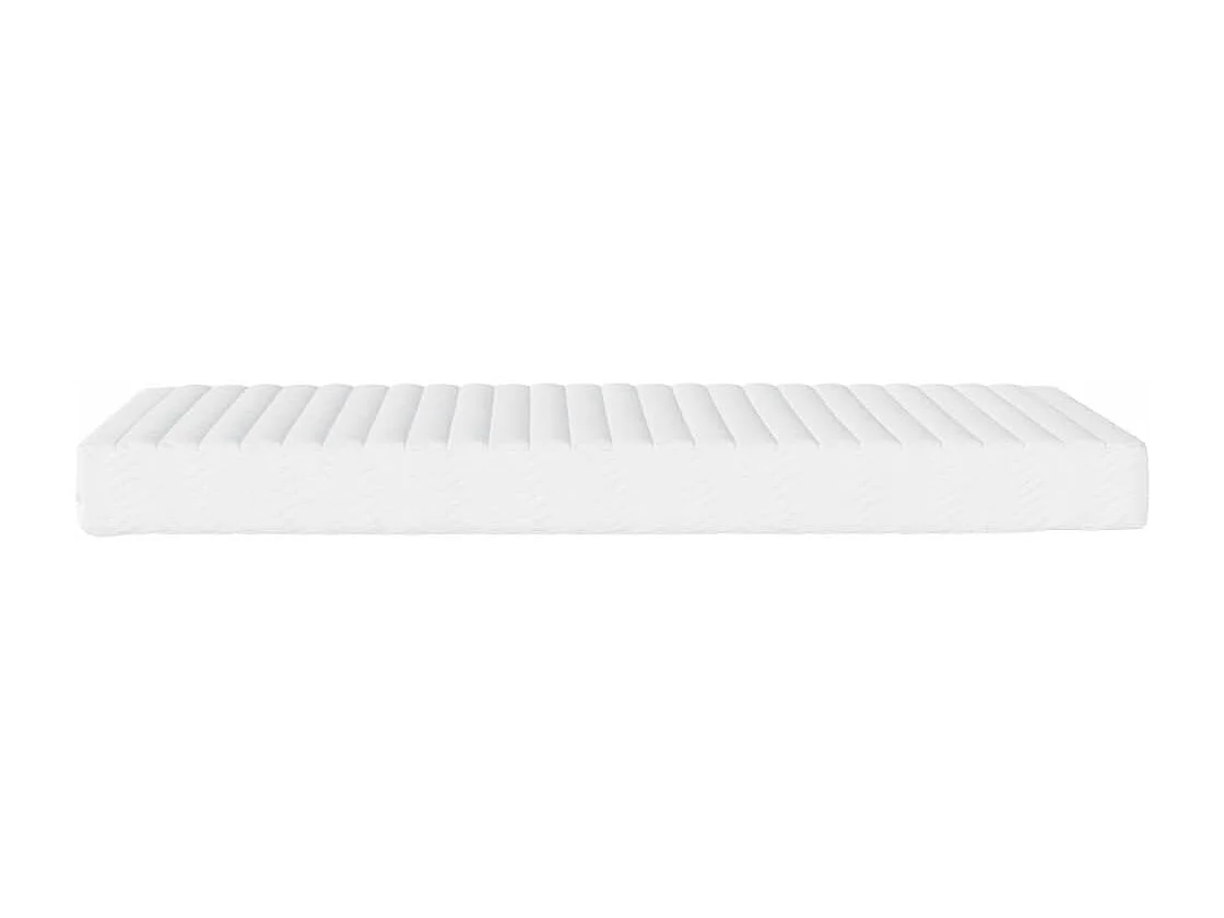 Matelas en mousse blanc 140x200 cm dureté H2 H3