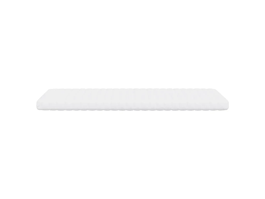 Matelas en mousse 2 pcs blanc 90x190 cm 7 zones dureté 20 ILD