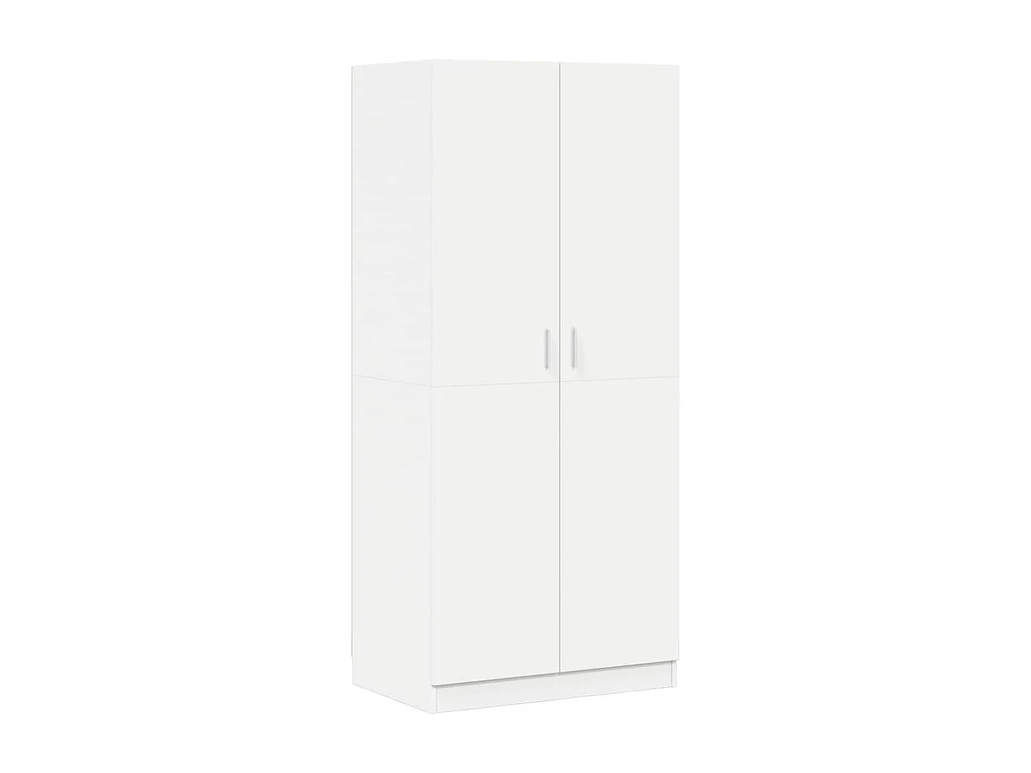 Garde-robe Blanc 80x52x180 cm Bois d’ingénierie