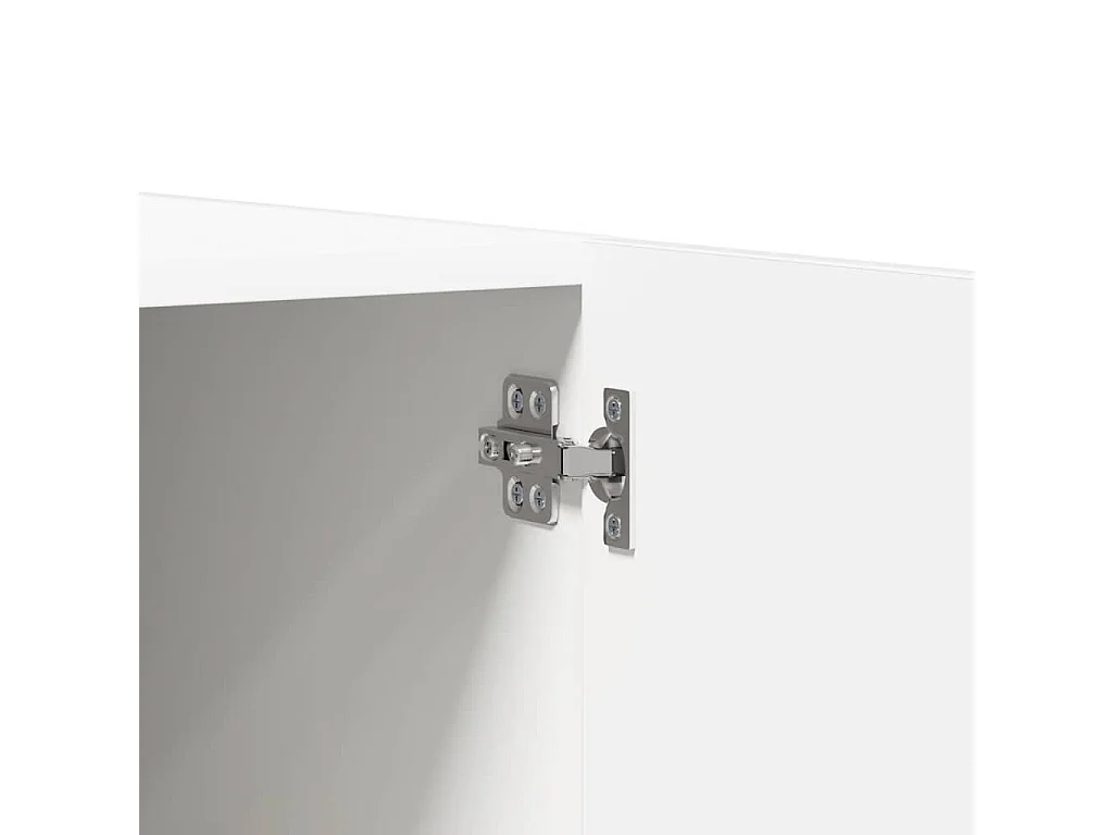 Roupeiro 80x52x180 cm derivados de madeira branco