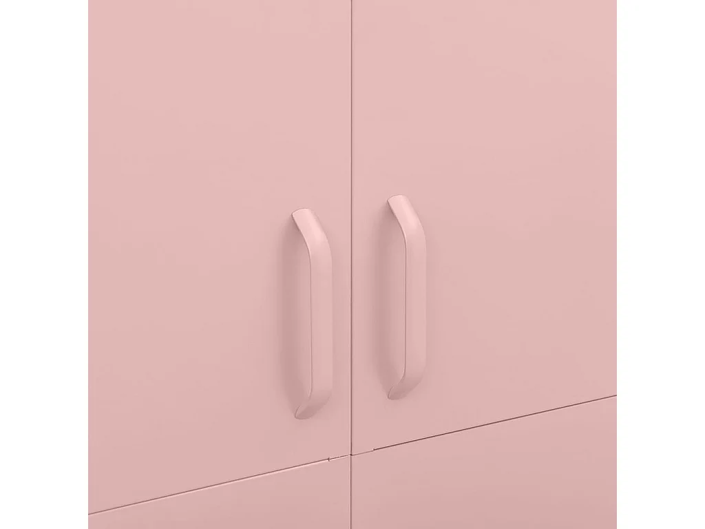 Garde-robe Rose 90x50x180 cm Acier