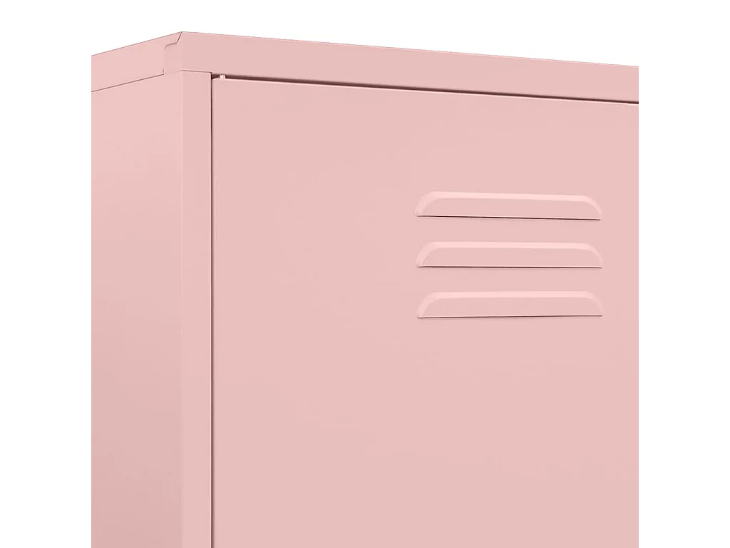 Garde-robe Rose 90x50x180 cm Acier