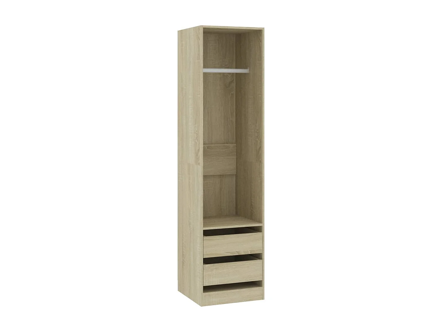Garde-robe avec tiroirs Chêne sonoma Bois d'ingénierie