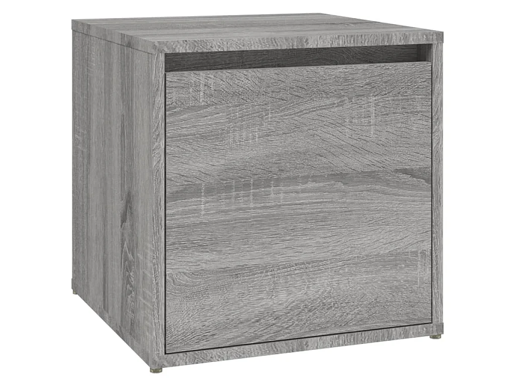 Conjunto móveis de corredor derivados de madeira sonoma cinza