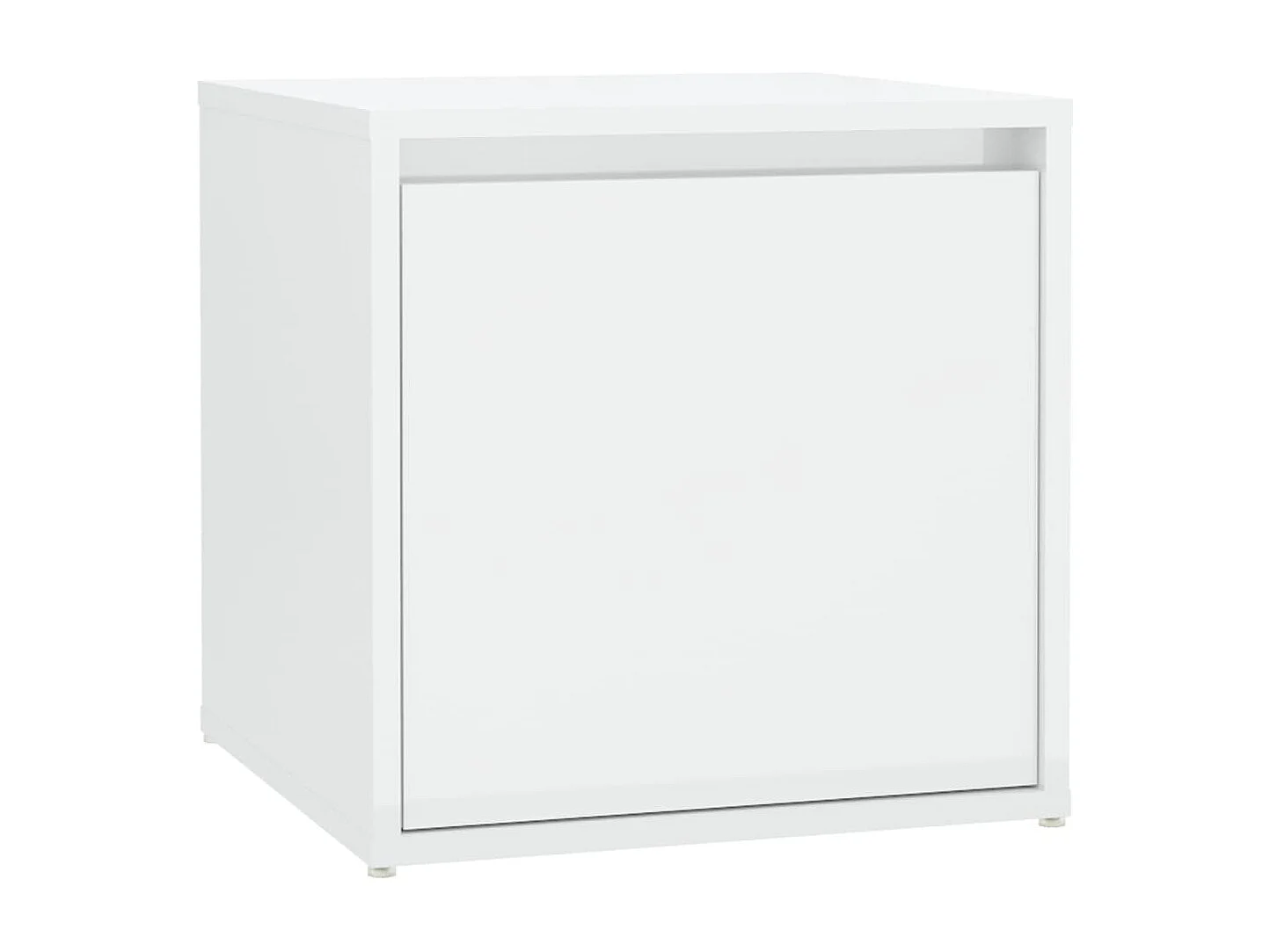 Ensemble de meubles de couloir Blanc brillant Bois d'ingénierie