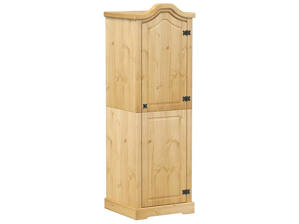 Kleiderschrank Corona 55x52x170 cm Massivholz Kiefer