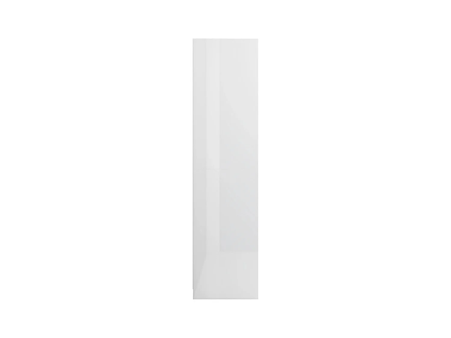 Garde-robe avec tiroirs Blanc brillant Bois d'ingénierie