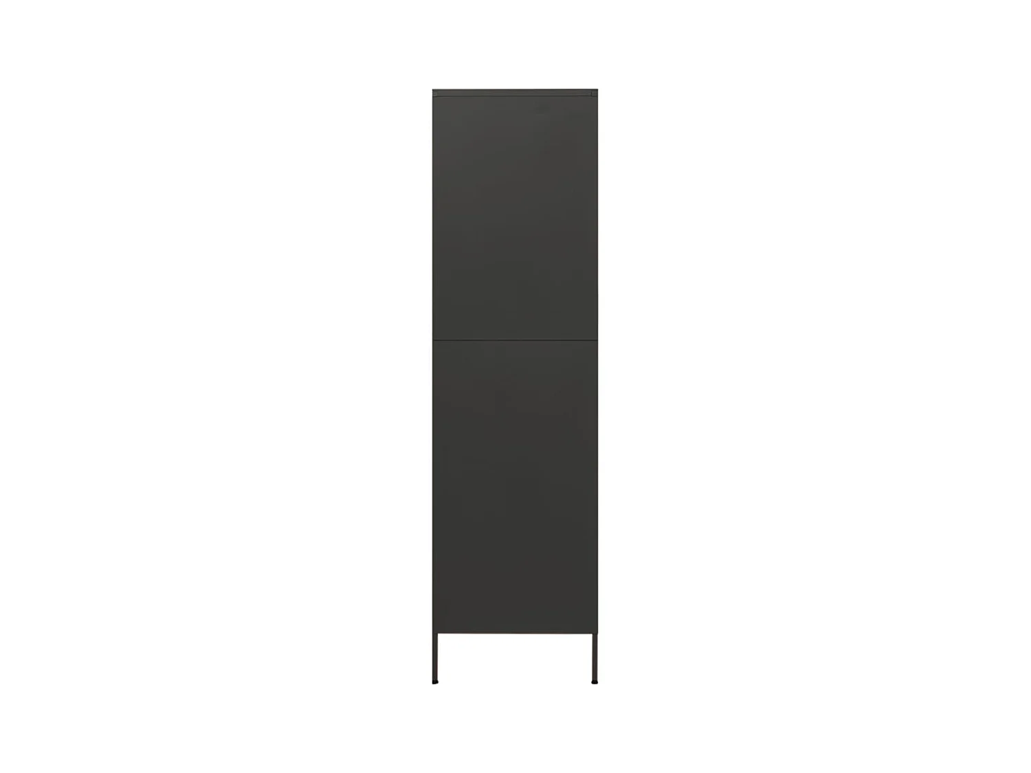 Kledingkast 90x50x180 cm staal antracietkleurig