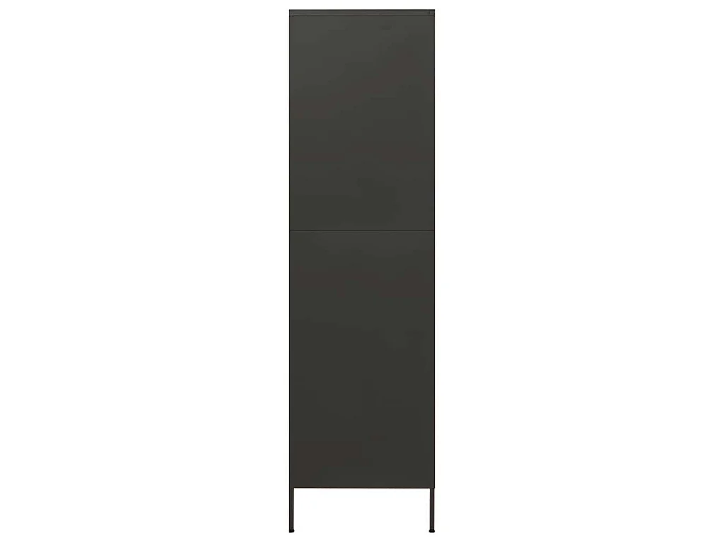 Garde-robe Anthracite 90x50x180 cm Acier