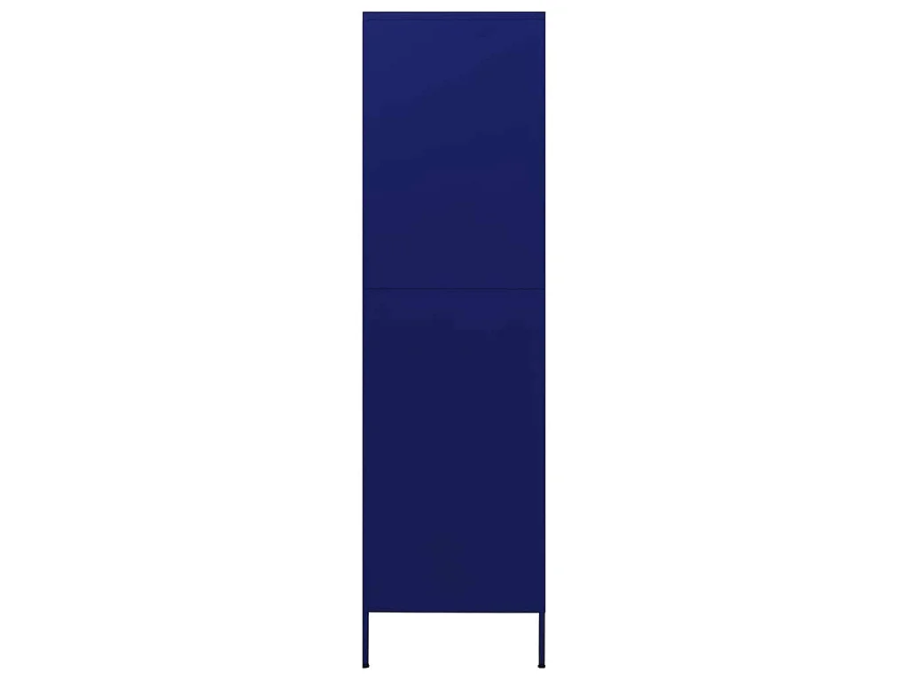 Garde-robe Bleu marine 90x50x180 cm Acier