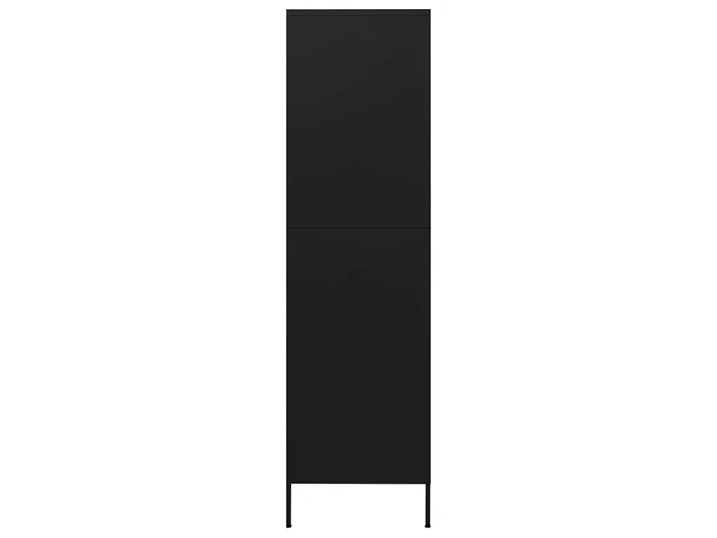 Roupeiro 90x50x180 cm aço preto