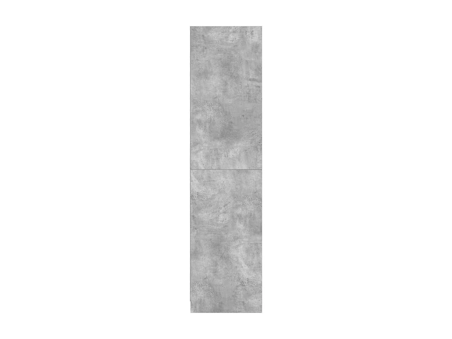 Kledingkast 50x50x200 cm bewerkt hout betongrijs