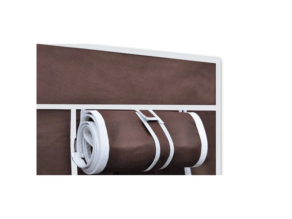 Garde-robe Tissu Marron