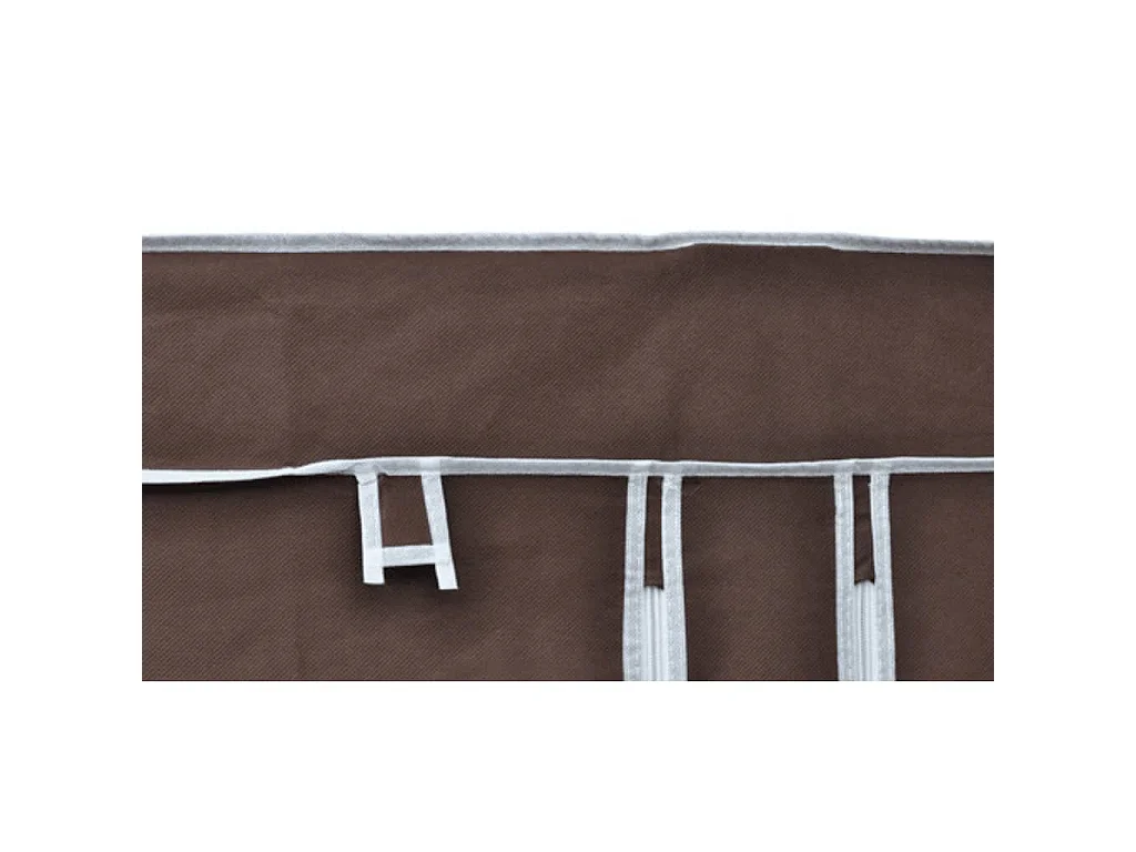 Garde-robe Tissu Marron