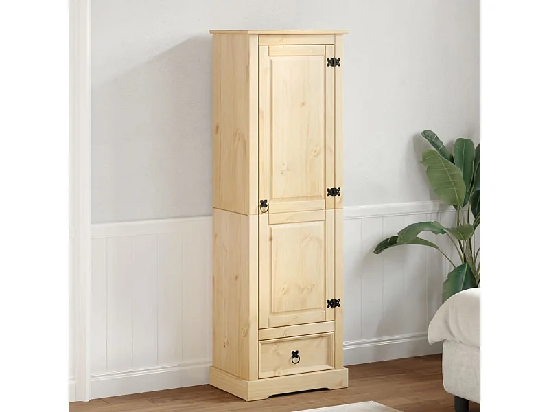 Garde-robe Corona 55x38x170 cm bois de pin massif