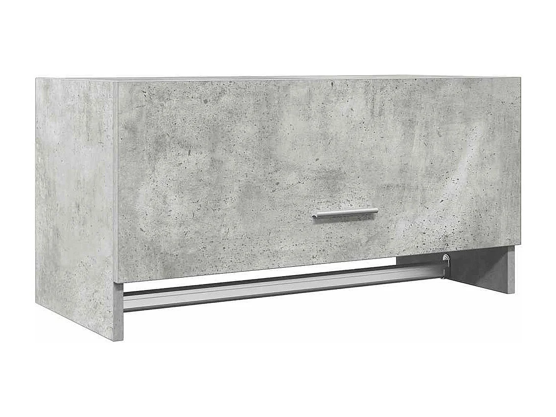 Kleiderschrank Betongrau 70x32,5x35cm Holzwerkstoff