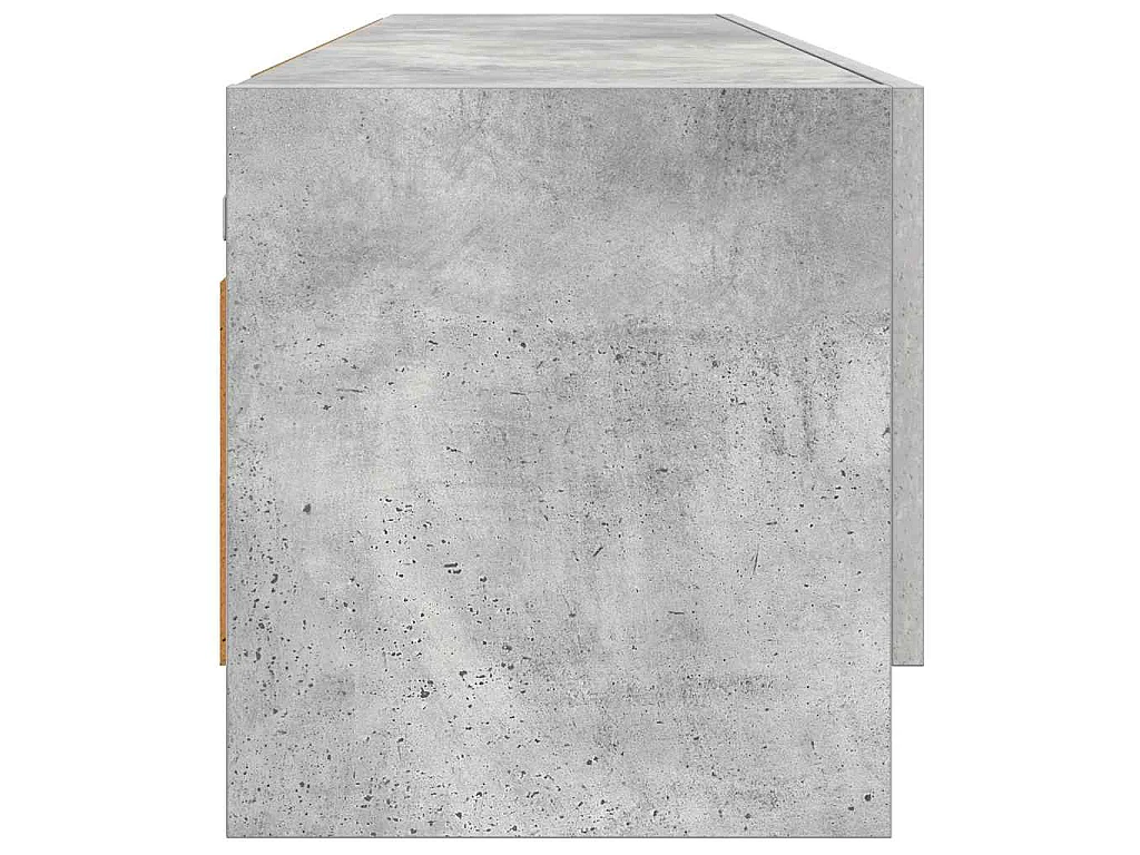 Garde-robe gris béton 70x32,5x35 cm bois d'ingénierie
