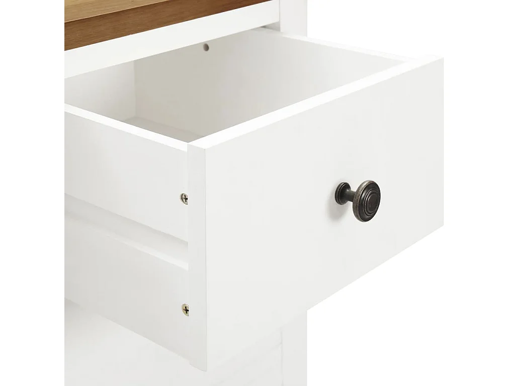 Kledingkast 76x52x105 cm massief eikenhout