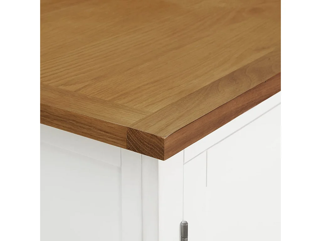 Kledingkast 76x52x105 cm massief eikenhout